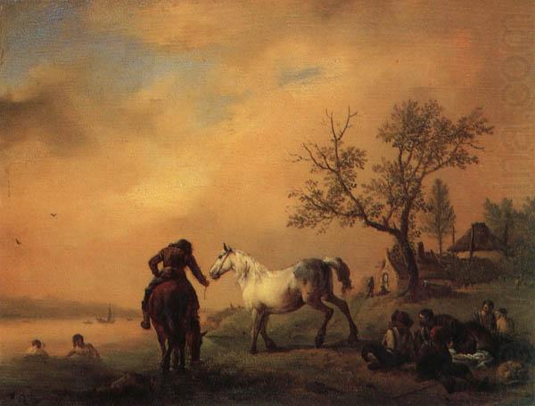 Horses Being Watered, Philips Wouwerman